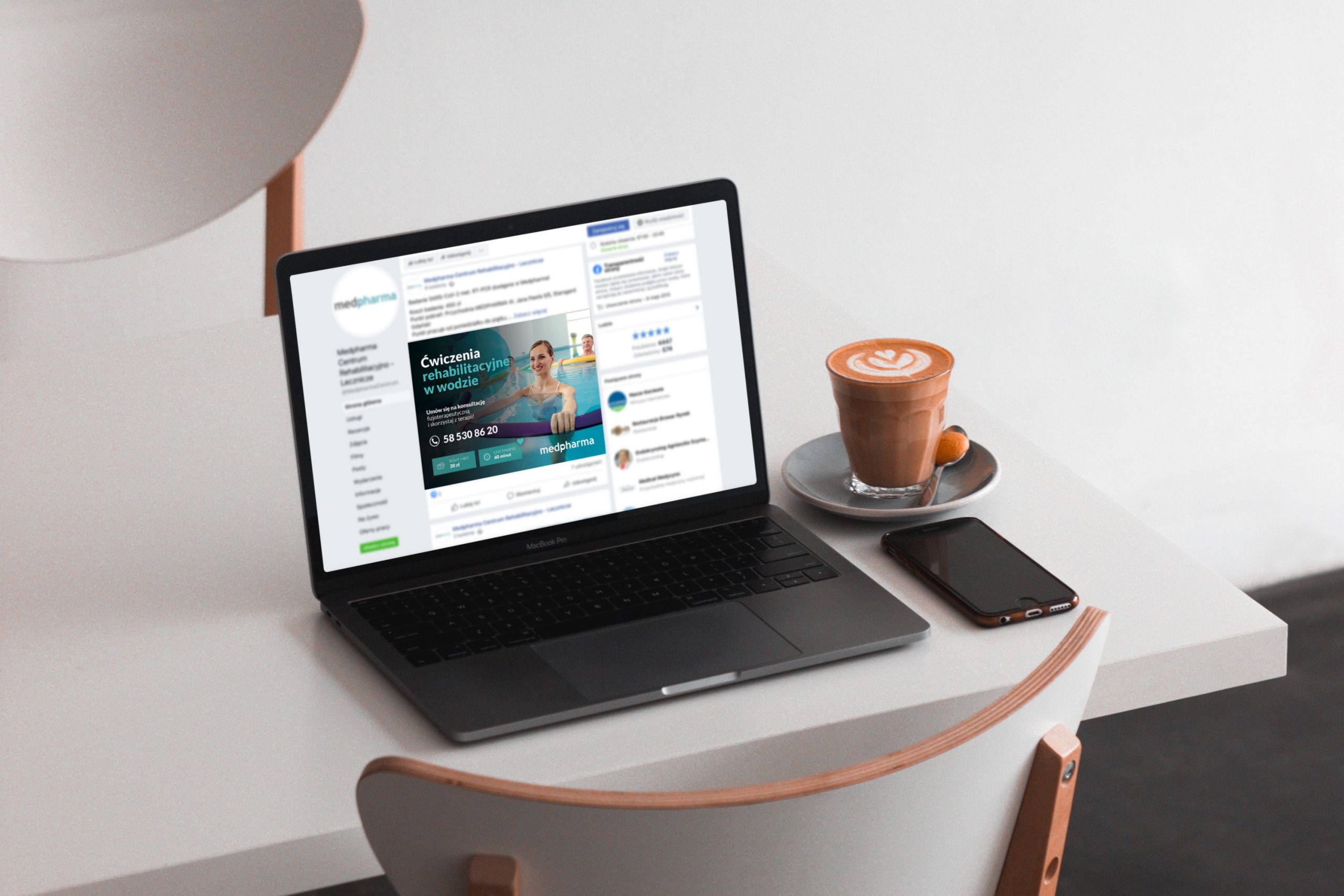 Posty na facebooka - fanpage Medpharma