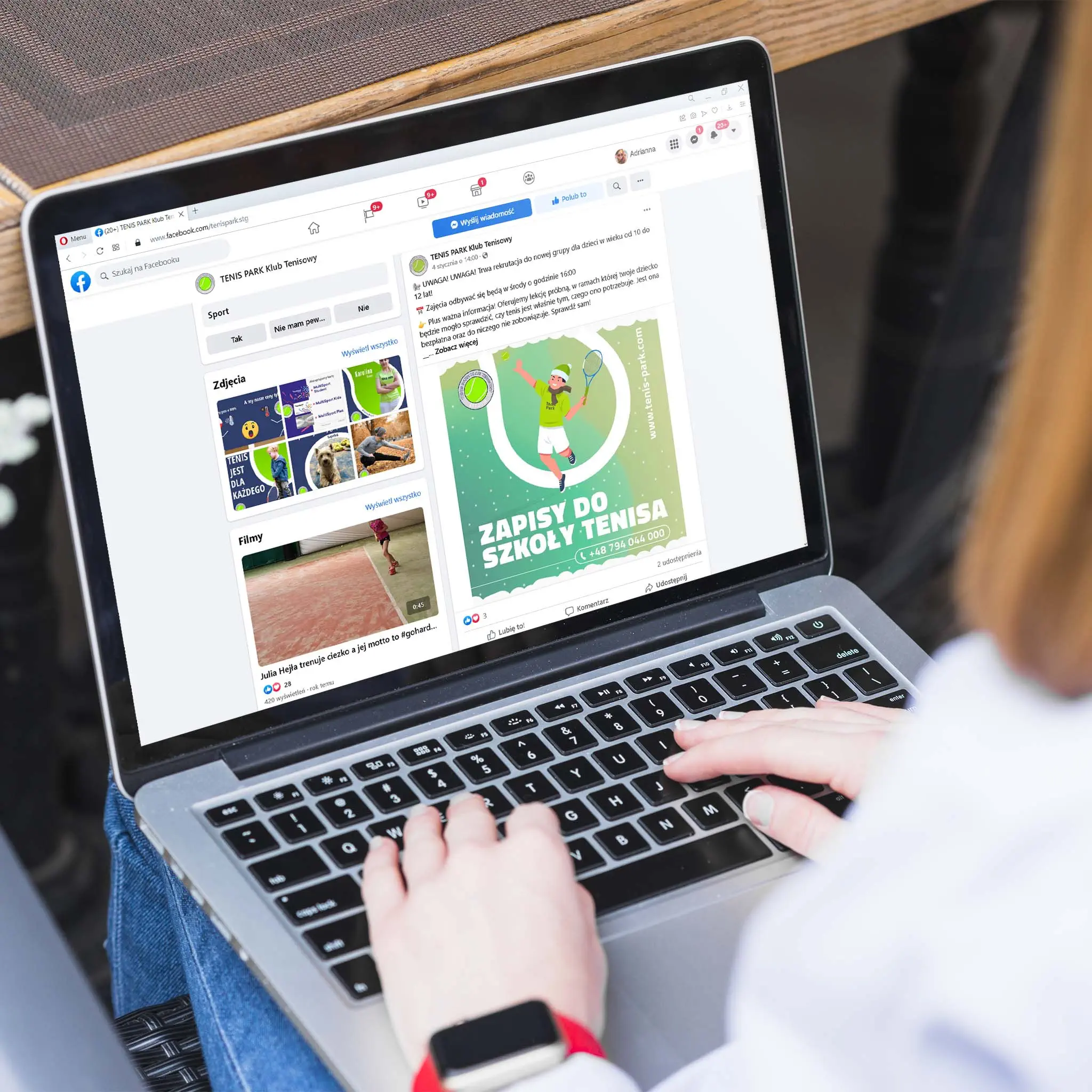 Posty dla klubu tenisowego Tenis Park Starogard Gdański