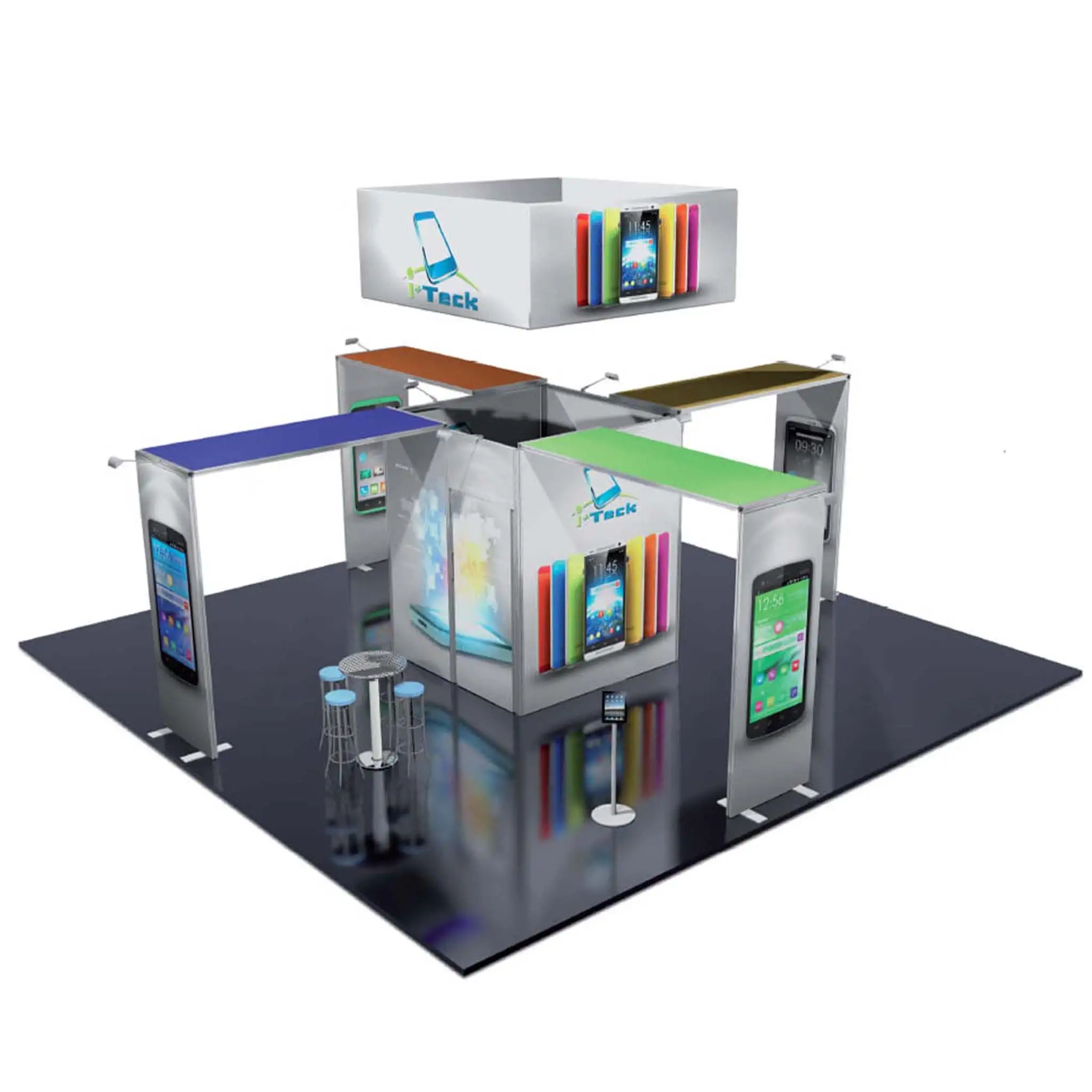 Wizualizacja stoiska targowego