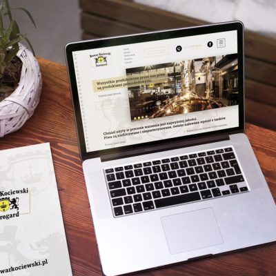 Projekt i wdrożenie serwisu internetowego dla Browaru Kociewskiego w Starogardzie Gdańskim